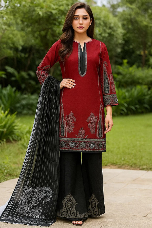 Luxury Lilen Printed Suit