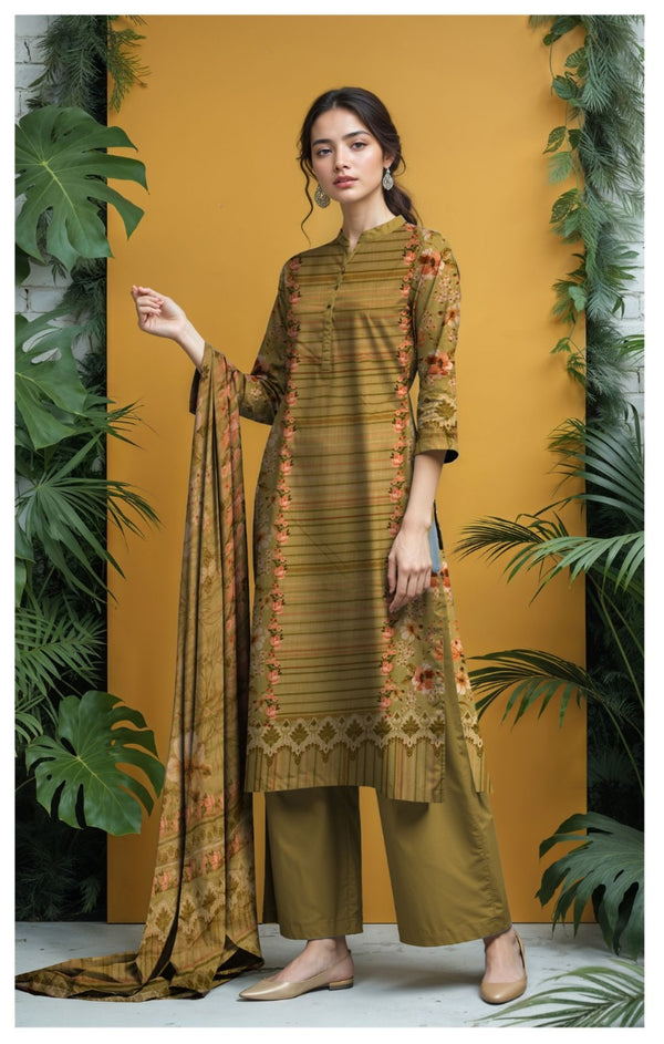 Luxury Viscose Printed Suit