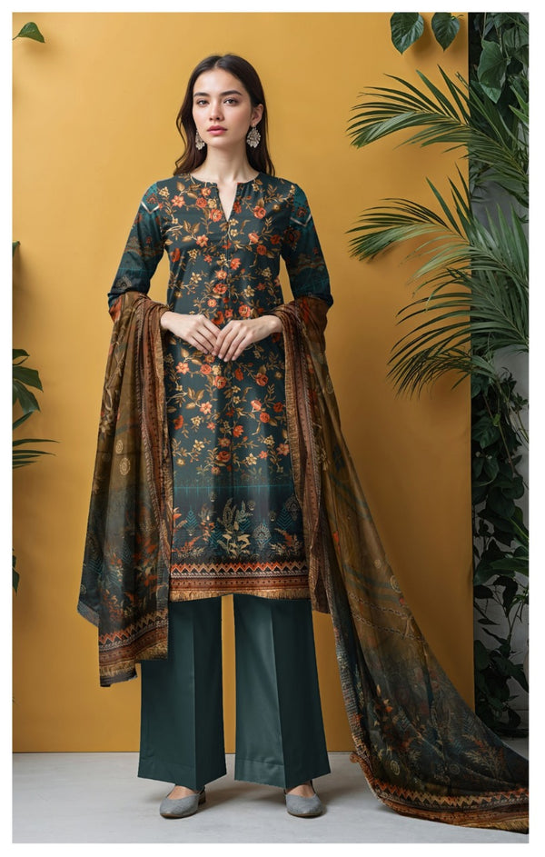 Luxury Viscose Printed Suit